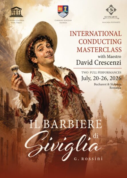 Masterclass Internațional de Dirijat cu Maestrul David Crescenzi, 20-26 iulie 2026